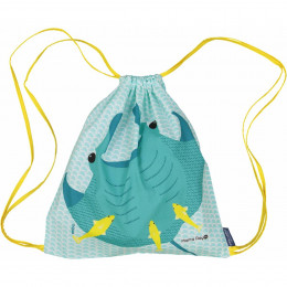 Sac d'activités enfant en coton BIO - Raie manta