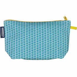 Trousse à soufflets en coton Bio - Love Cats - Tortue
