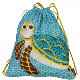 Sac d'activités enfant en coton BIO - Tortue