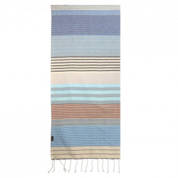 Fouta Sud en coton Bio - Wave - 100 x 200 cm