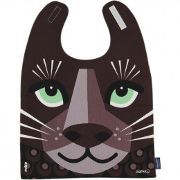 Grande serviette - bavoir - coton organique - Jaguar