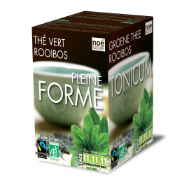Infusion bio-équitable : PLEINE FORME THE VERT ROOIBOS