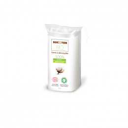 40 carrés à démaquiller en coton Bio