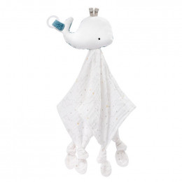 Doudou en coton Bio - Baleine