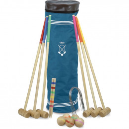 Jeu de croquet Senior en bois 6 joueurs - à partir de 5 ans