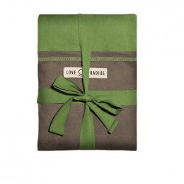 Echarpe porte bébé - Pistache et Marron