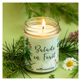 Bougie d'ambiance - Balade en Forêt