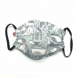Masque buccal pour enfant - Dakar Grey