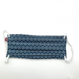 Masque buccal avec pince nez pour adulte - Orebro blue