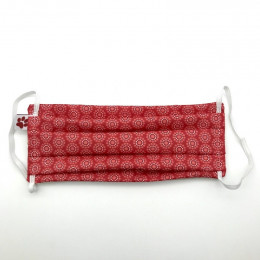 Masque buccal avec pince nez pour adulte - Orebro red