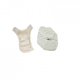 Couche lavable en Bambou STRETCH - Taille 2 - Lot de 5