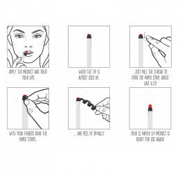 Rouge à lèvres hydratant glossy nude - Le papier - 6 g - Blush