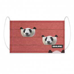 Masque buccal en coton bio - Lazy panda
