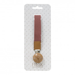 Attache-tétine ash rose
