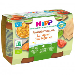 Lasagnes Aux Legumes Bio Des 8 Mois 2 X 190 G