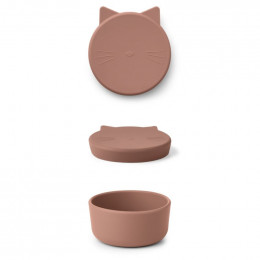 Boîte à collations Cornelius - Cat dark rose