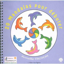 Cahier 20 Mandalas " pour débuter " - à partir de 4 ans