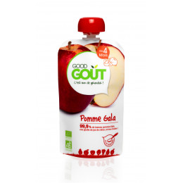 Gourde de fruit : pomme gala - 120 g - à partir de 4 mois