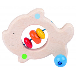 Hochet en bois - poisson - à partir de 3 mois